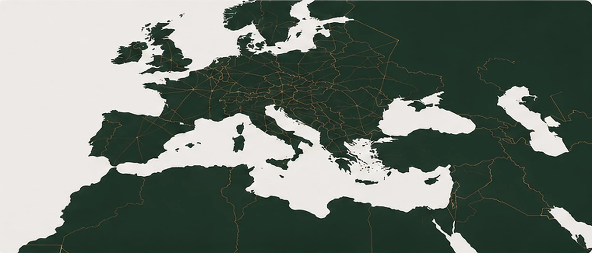 Mapa zasięgu działania Semi Truck w Europie